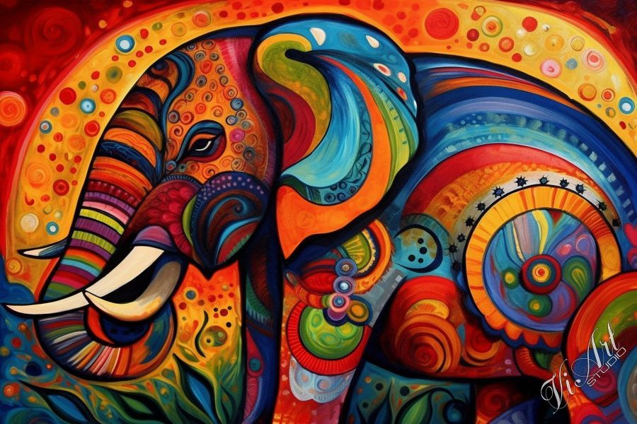 Colorful Elephant