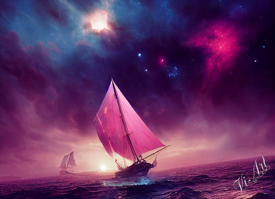 Pink sails