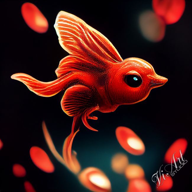 Surreal goldfish