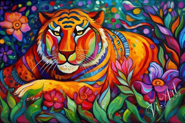 Colorful Tiger