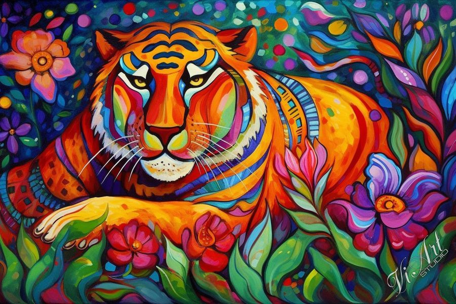 Colorful Tiger