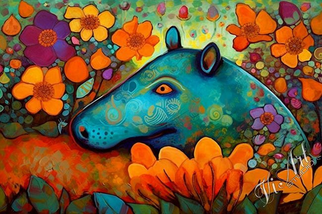 Flower Hippo