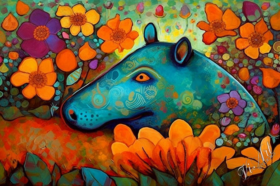 Flower Hippo