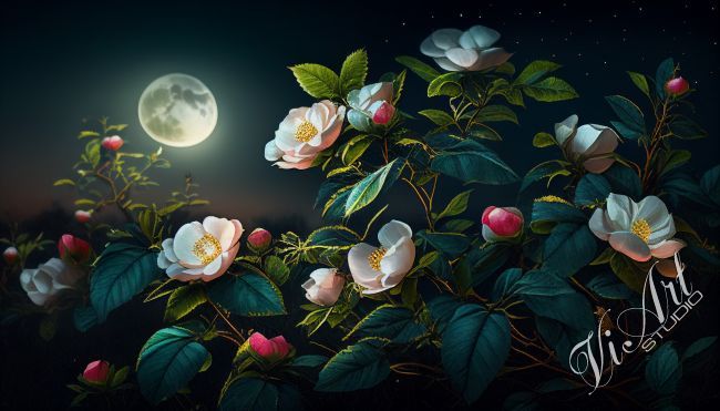 Moonlight roses