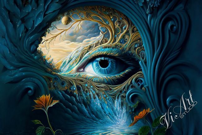 All-seeing eye of wild nature