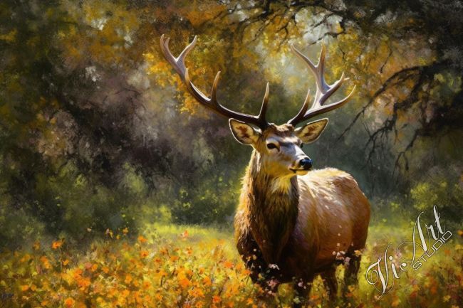 Red Deer in the forest