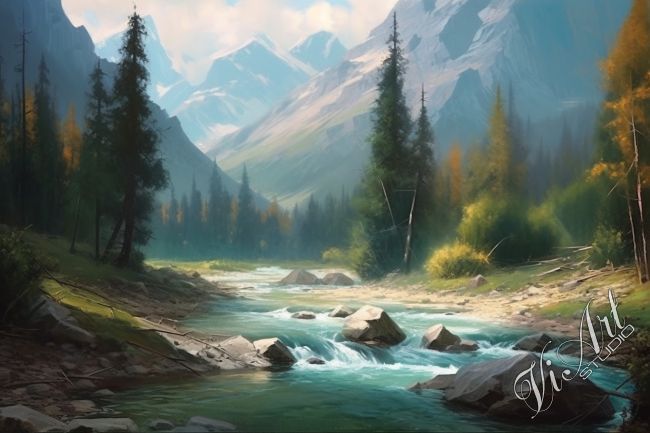 River in the mountains