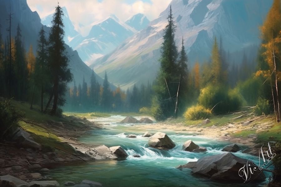 River in the mountains