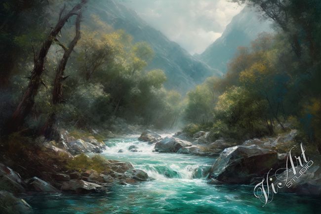 River in the mountains #2