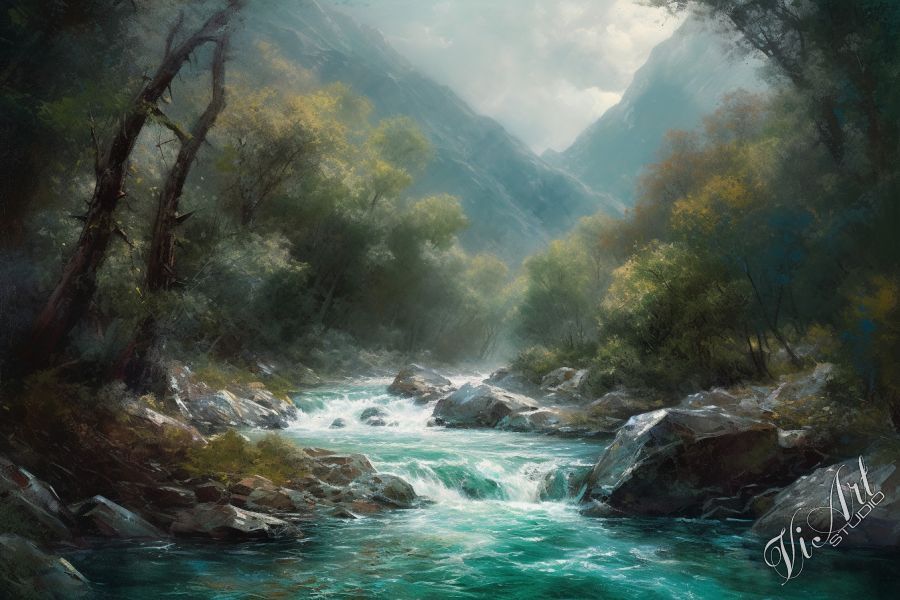 River in the mountains #2